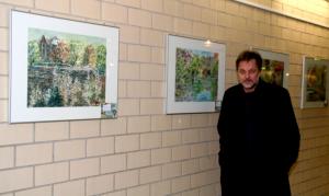 Art exhibition in clinic center Nuernberg-South, Germany